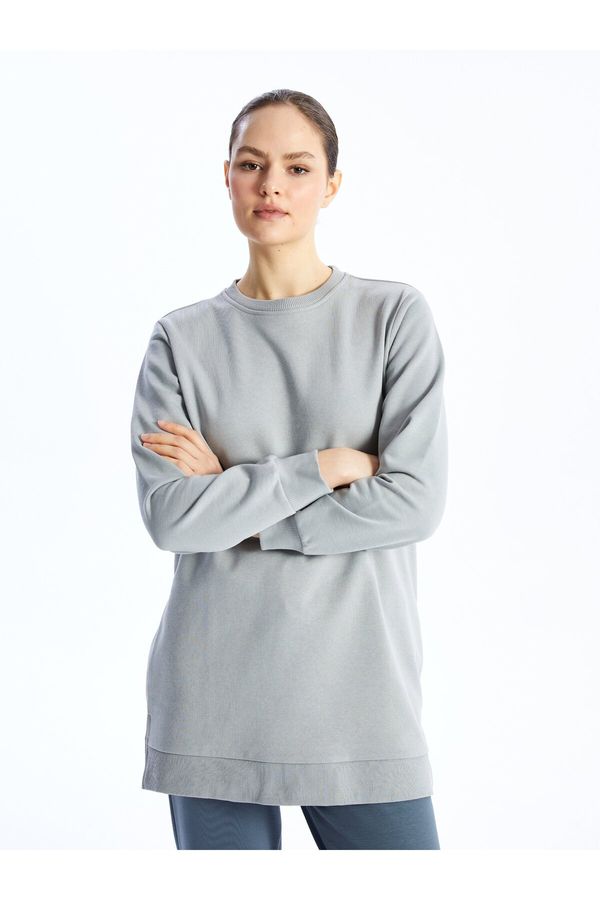 LC Waikiki LC Waikiki Crew Neck Plain Long Sleeve Women's Sweatshirt Tunic