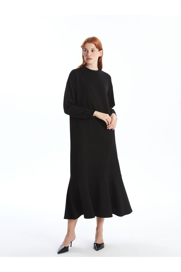 LC Waikiki LC Waikiki Crew Neck Straight Long Sleeve Women's Dress