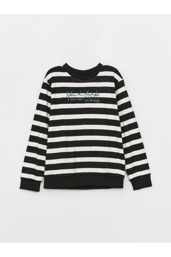 LC Waikiki LC Waikiki Crew Neck Striped Long Sleeve Boys' T-Shirt