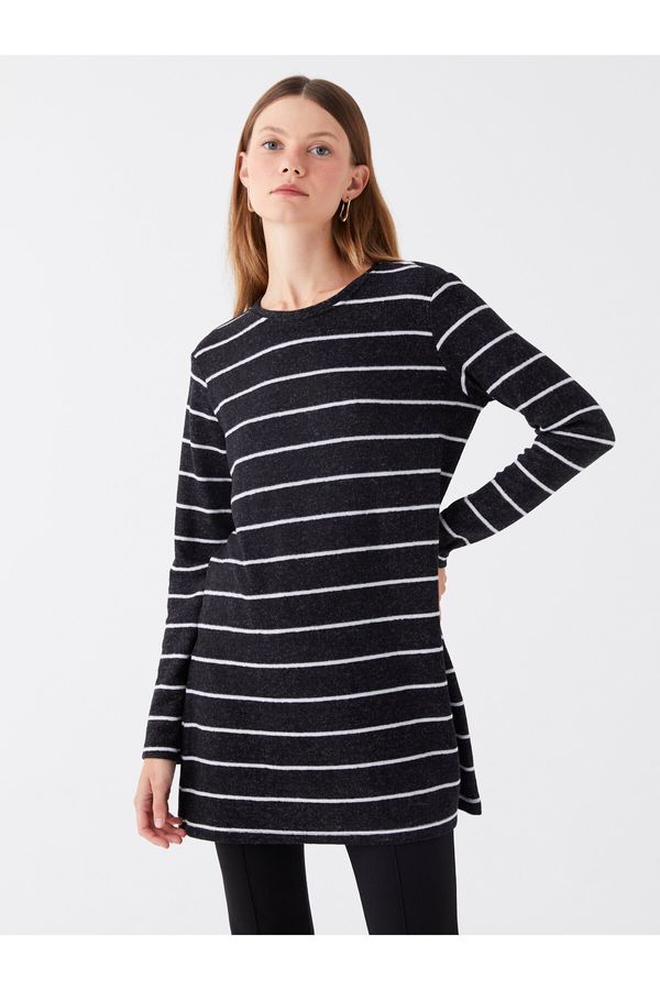 LC Waikiki LC Waikiki Crew Neck Striped Long Sleeve Women's Tunic