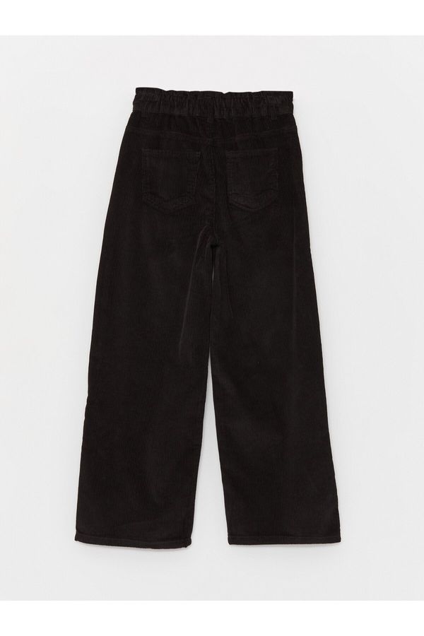 LC Waikiki LC Waikiki Elastic Waist Wideleg Velvet Girls' Trousers