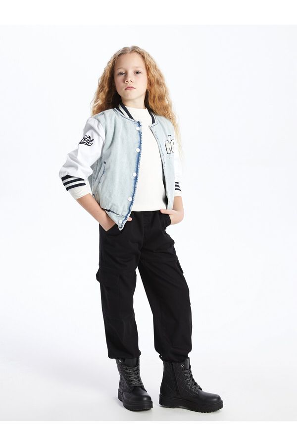 LC Waikiki LC Waikiki Girls' Cargo Jogger Pants with Elastic Waist