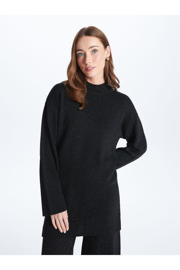 LC Waikiki LC Waikiki High Collar Plain Long Sleeve Women's Knitwear Tunic