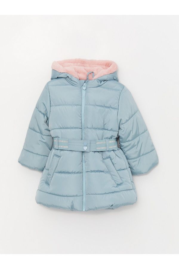 LC Waikiki LC Waikiki Hooded Long Sleeve Baby Girl Coat