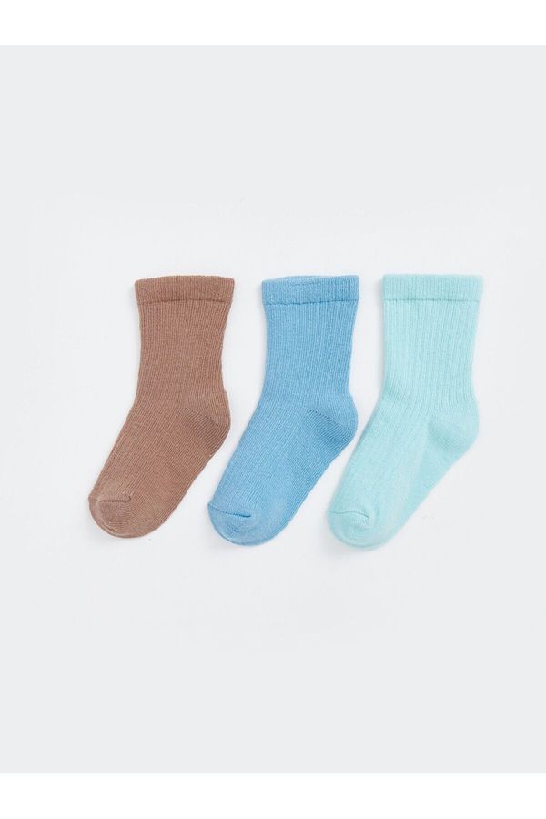 LC Waikiki LC Waikiki Lcw Basic Baby Boy Socks 3-Pack