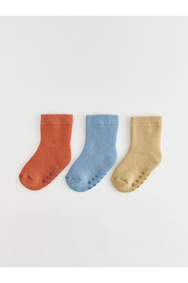 LC Waikiki LC Waikiki Lcw Basic Baby Boy Socks 3-Pack