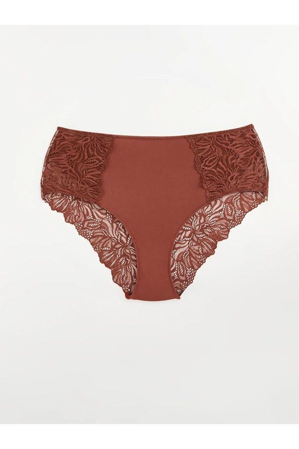 LC Waikiki LC Waikiki LCW DREAM Claret Red Lace Classic Panties