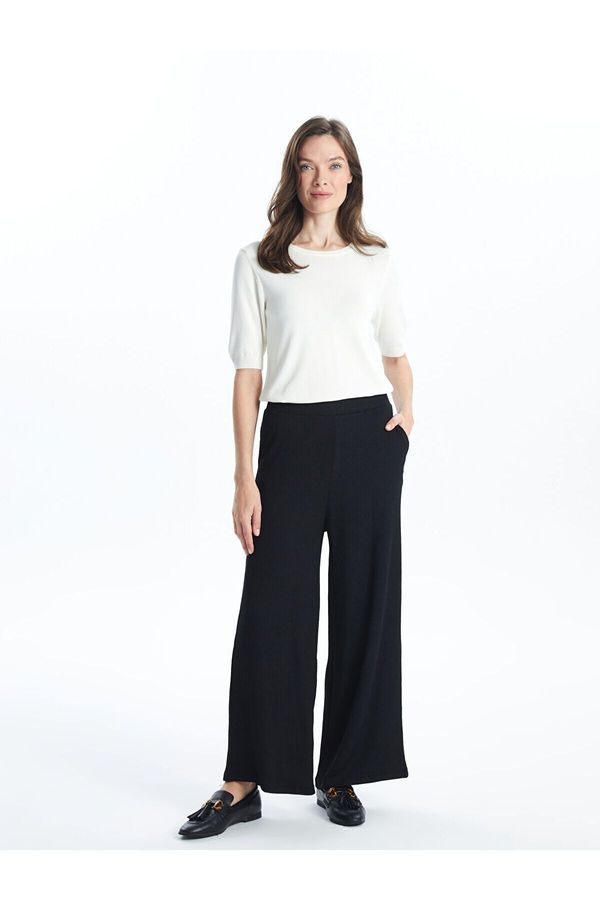 LC Waikiki LC Waikiki Lcw Elastic Waist Textured Women's Trousers