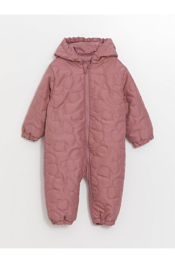 LC Waikiki LC Waikiki LCW Hooded Patterned Baby Girl Astronaut Coat