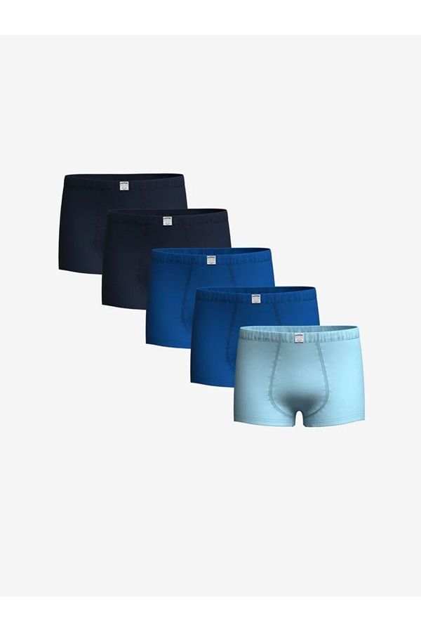 LC Waikiki LC Waikiki LCW Kids Navy Blue Basic Boy Boxer 5-Pack