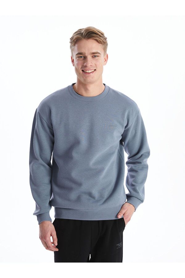 LC Waikiki LC Waikiki Lcw Men's Crew Neck Long Sleeve Printed Sweatshirt