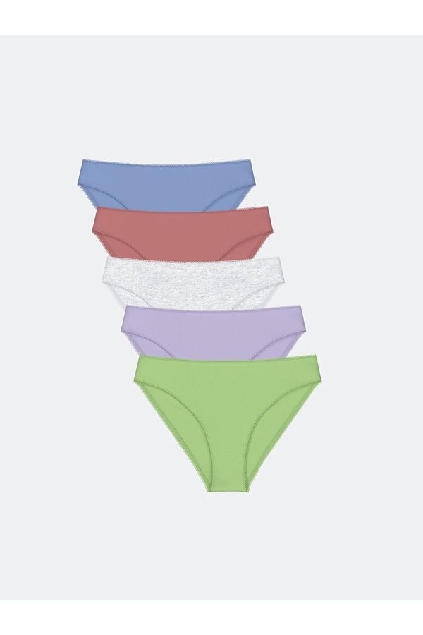 LC Waikiki LC Waikiki LCW Plain Bikini Panties 5 Pack