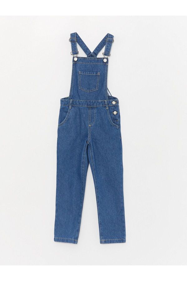 LC Waikiki LC Waikiki Lcw Square Neck Girls Jeans Overalls