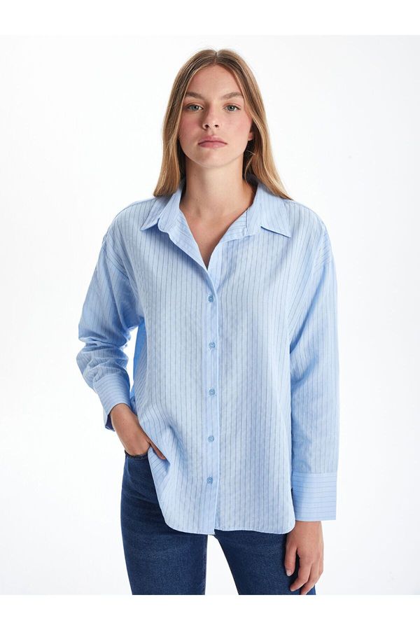 LC Waikiki LC Waikiki Lcw Striped Oversize Women's Shirt