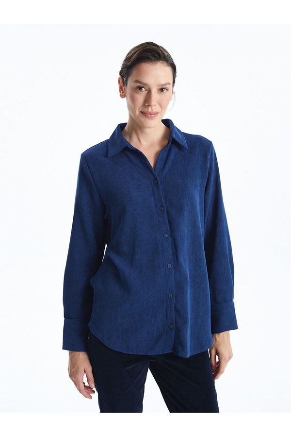 LC Waikiki LC Waikiki Lcw Textured Velvet Women's Shirt