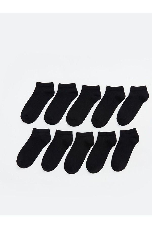 LC Waikiki LC Waikiki LCW Women's Plain Ankle Socks 10 Pack