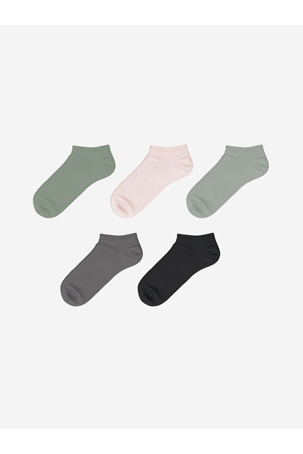 LC Waikiki LC Waikiki Lcw Women's Plain Ankle Socks 5 Pack