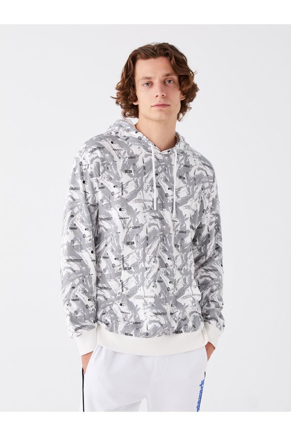 LC Waikiki LC Waikiki Long Sleeve Printed Men's Hoodie