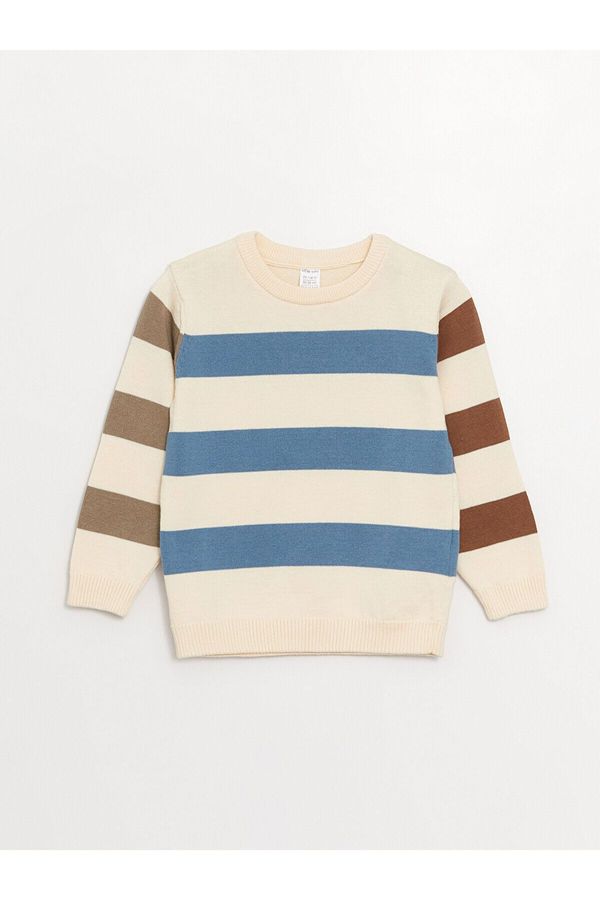 LC Waikiki LC Waikiki Lw - Crew Neck Striped Baby Boy Knitwear Sweater