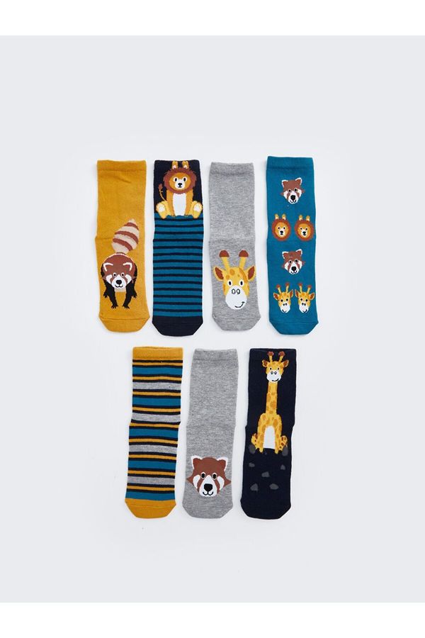 LC Waikiki LC Waikiki Lw - Patterned Boy Socks 7 Pack