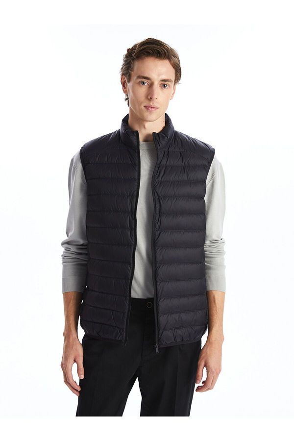 LC Waikiki LC Waikiki Lw - Standard Pattern Stand Collar Men's Puffer Vest