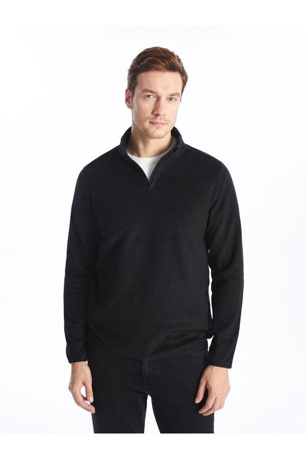 LC Waikiki LC Waikiki Men's High Neck Long Sleeve Fleece Sweatshirt