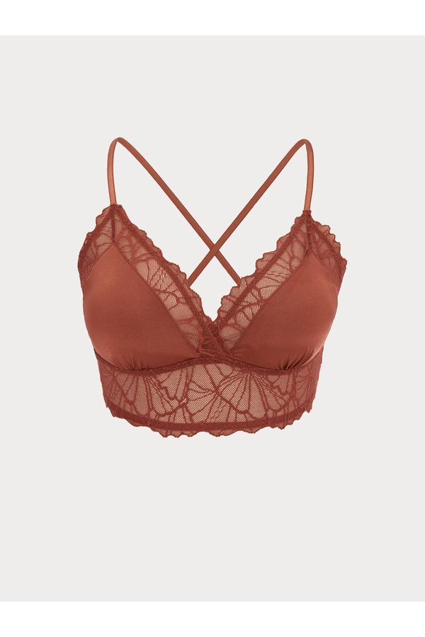 LC Waikiki LC Waikiki Non-Wireless Padding Lace Bralette