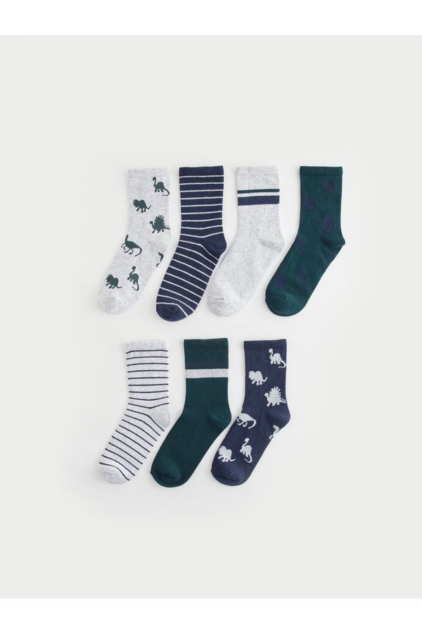 LC Waikiki LC Waikiki Patterned Boy Socks 7-Pack