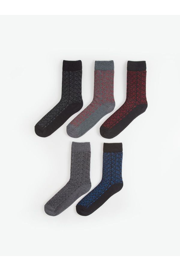 LC Waikiki LC Waikiki Patterned Men's Sock Socks 5 Pack