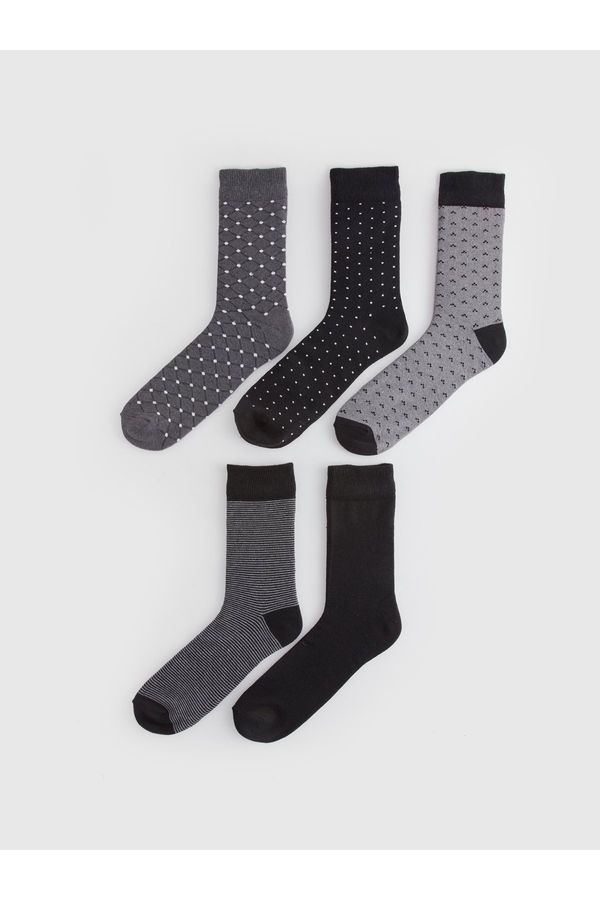 LC Waikiki LC Waikiki Patterned Men's Sock Socks 5 Pack