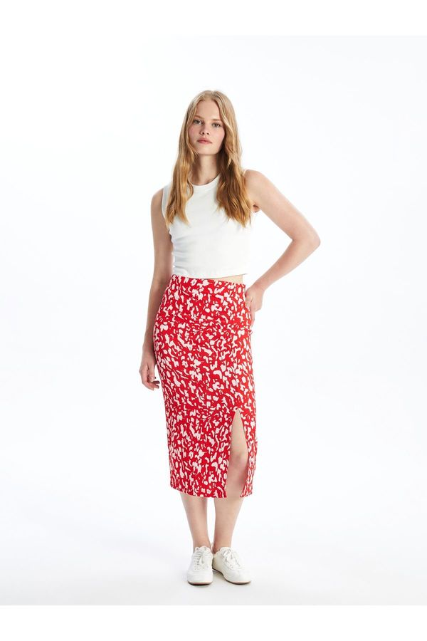 LC Waikiki LC Waikiki Patterned Women's Skirt with Elastic Waist