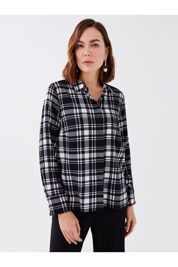 LC Waikiki LC Waikiki Plaid Long Sleeve Women's Shirt