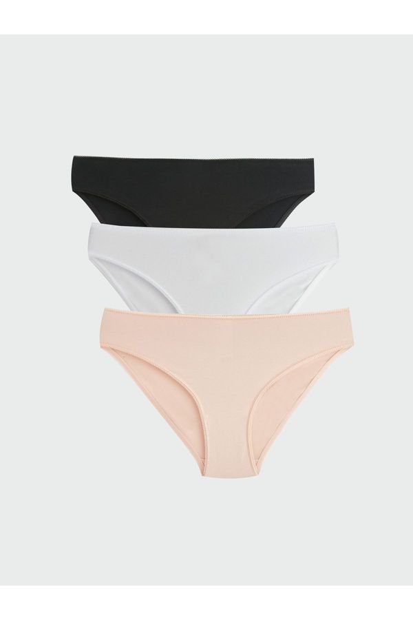 LC Waikiki LC Waikiki Plain Bikini Panties 3 Pack