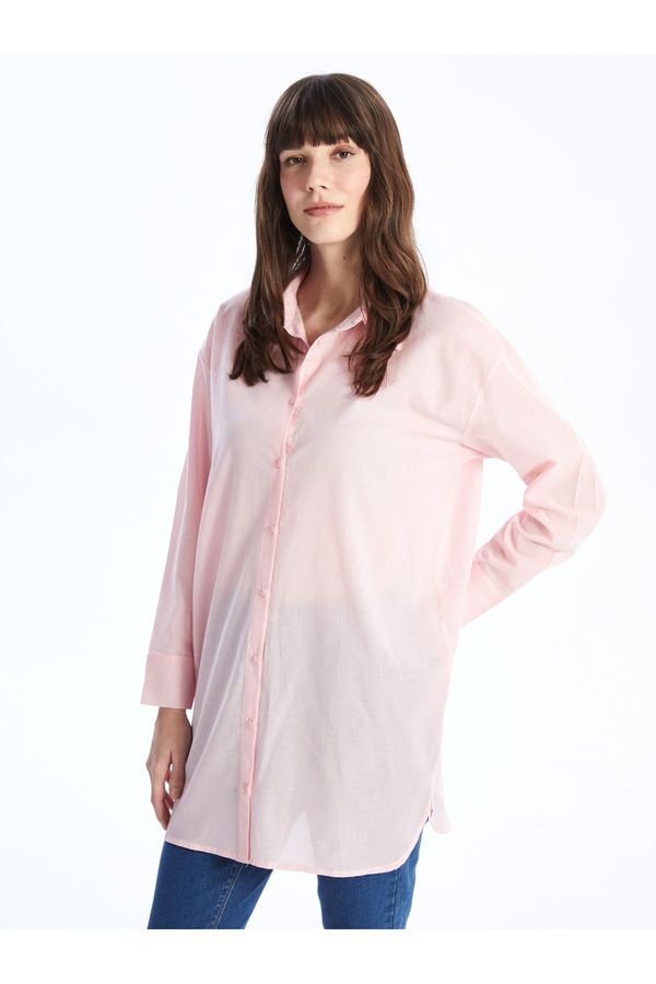 LC Waikiki LC Waikiki Plain Long Sleeve Oversize Women's Shirt Tunic