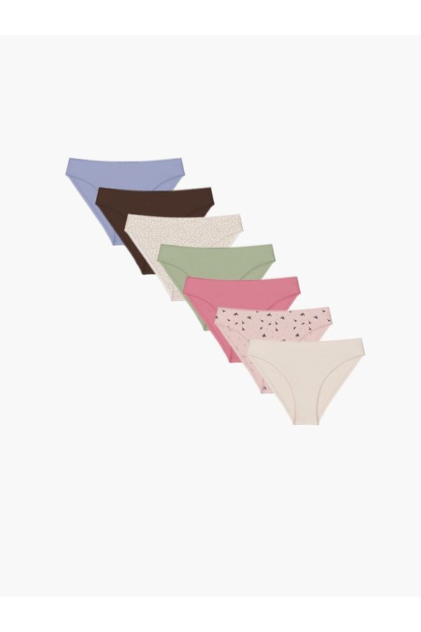 LC Waikiki LC Waikiki Printed Bikini Panties 7 Pack