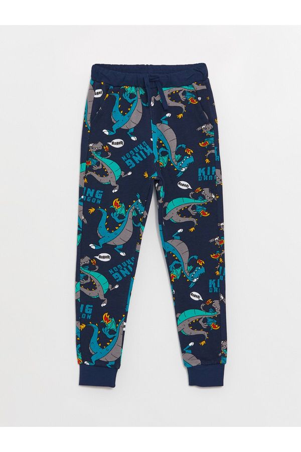 LC Waikiki LC Waikiki Printed Boys' Jogger Sweatpants with Elastic Waist