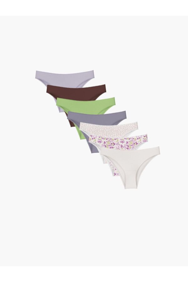 LC Waikiki LC Waikiki Printed Brazilian Panties 7-Pack