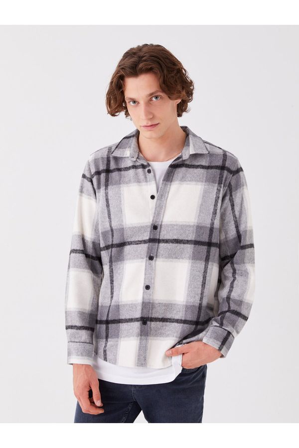 LC Waikiki LC Waikiki Regular Fit Long Sleeve Plaid Men's Lumberjack Shirt