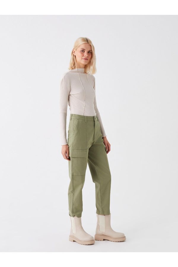 LC Waikiki LC Waikiki Slim Fit Gabardine Women's Cargo Pants