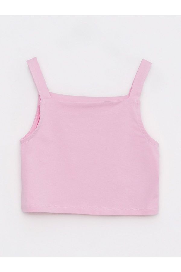 LC Waikiki LC Waikiki Square Neck Basic Straps Girls' Crop Singlet.