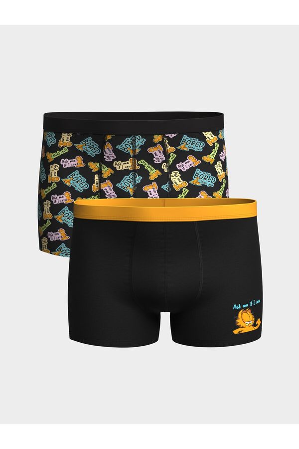 LC Waikiki LC Waikiki Standard Fit Garfield Printed Men's Boxer 2-Pack