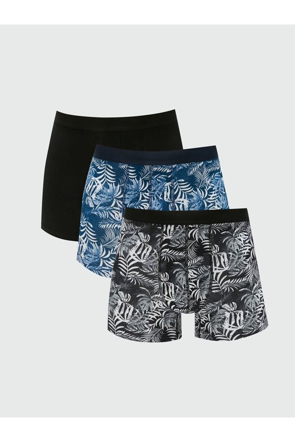 LC Waikiki LC Waikiki Standard Mold Flexible Fabric Men's Boxer 3-Piece