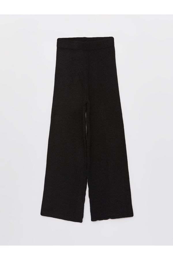 LC Waikiki LC Waikiki Straight Wide Leg Women's Knitwear Trousers with Elastic Waist