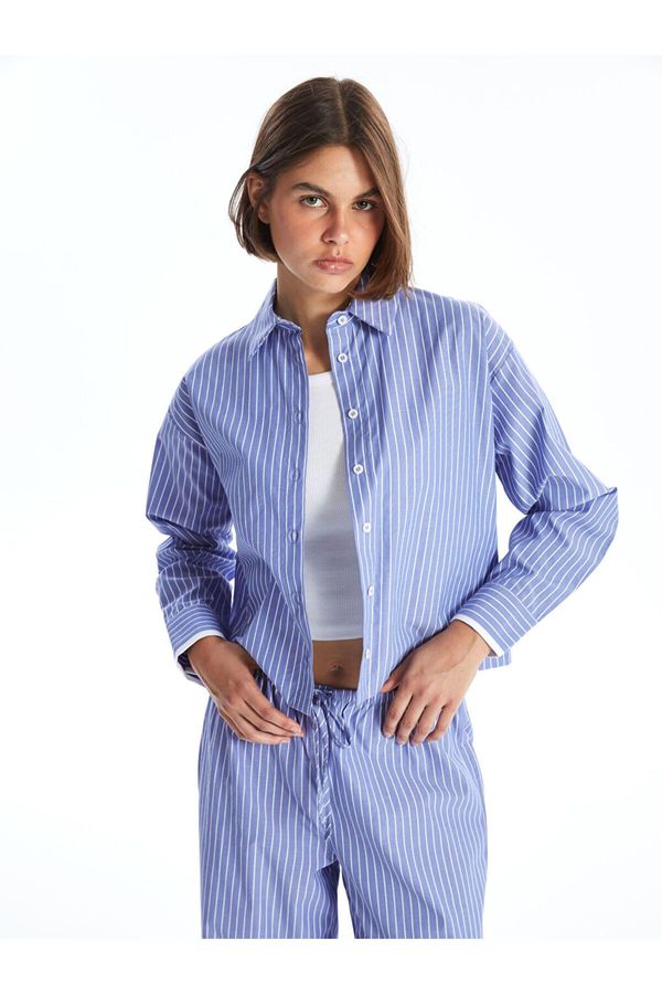 LC Waikiki LC Waikiki Striped Poplin Women's Shirt