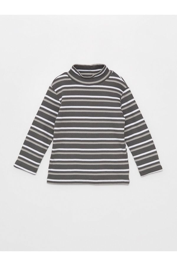 LC Waikiki LC Waikiki Turtleneck Long Sleeve Striped Baby Boy T-Shirt