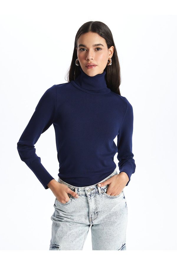 LC Waikiki LC Waikiki Turtleneck Plain Long Sleeve Women's Knitwear Sweater