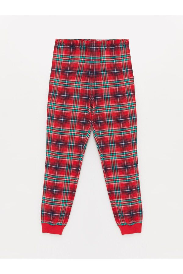 LC Waikiki LC Waikiki Women's Elastic Waist Plaid Jogger Pajama Bottom