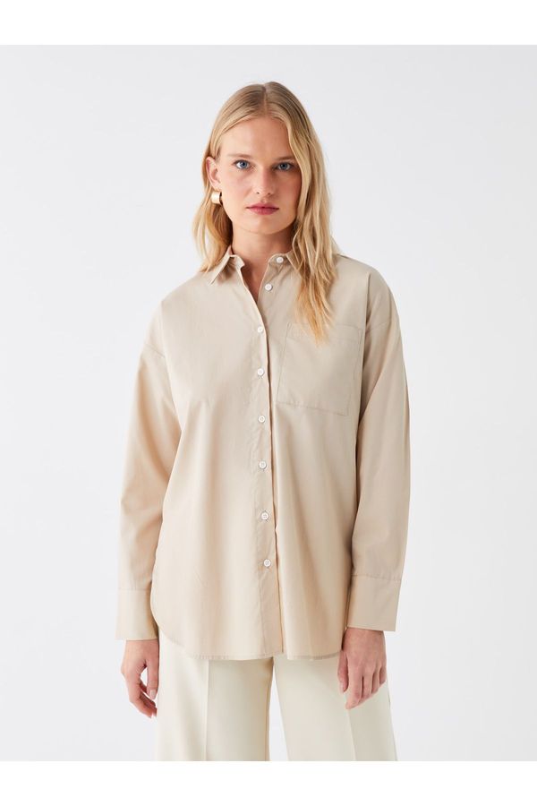 LC Waikiki LC Waikiki Women's Oversize Poplin Shirt