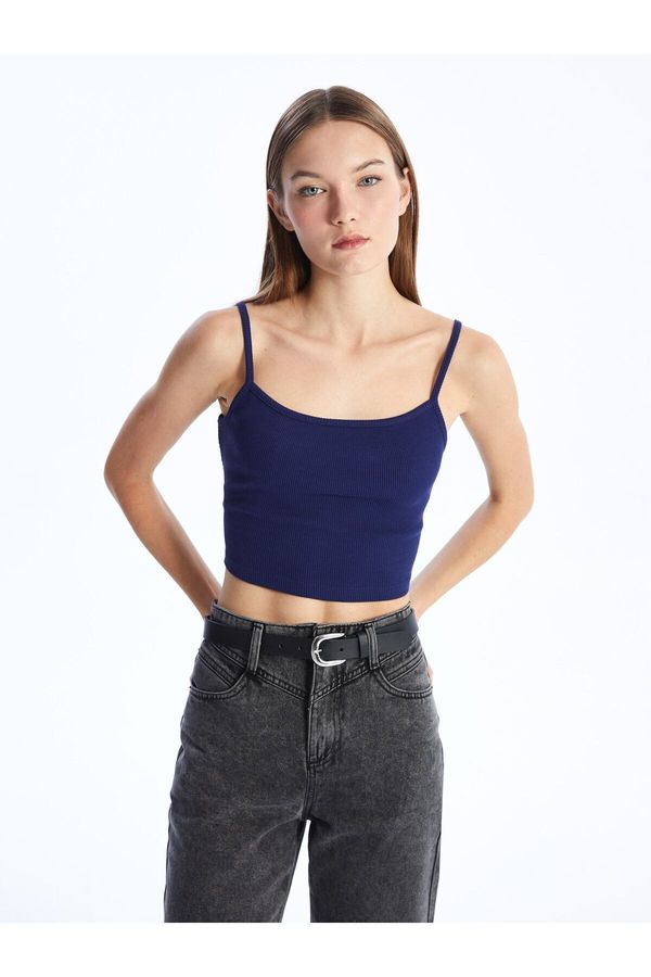 LC Waikiki LC Waikiki Women's U Neck Straight Straps Crop