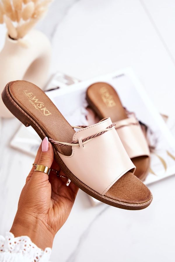 Lewski Shoes Leather Slippers Lewski Shoes